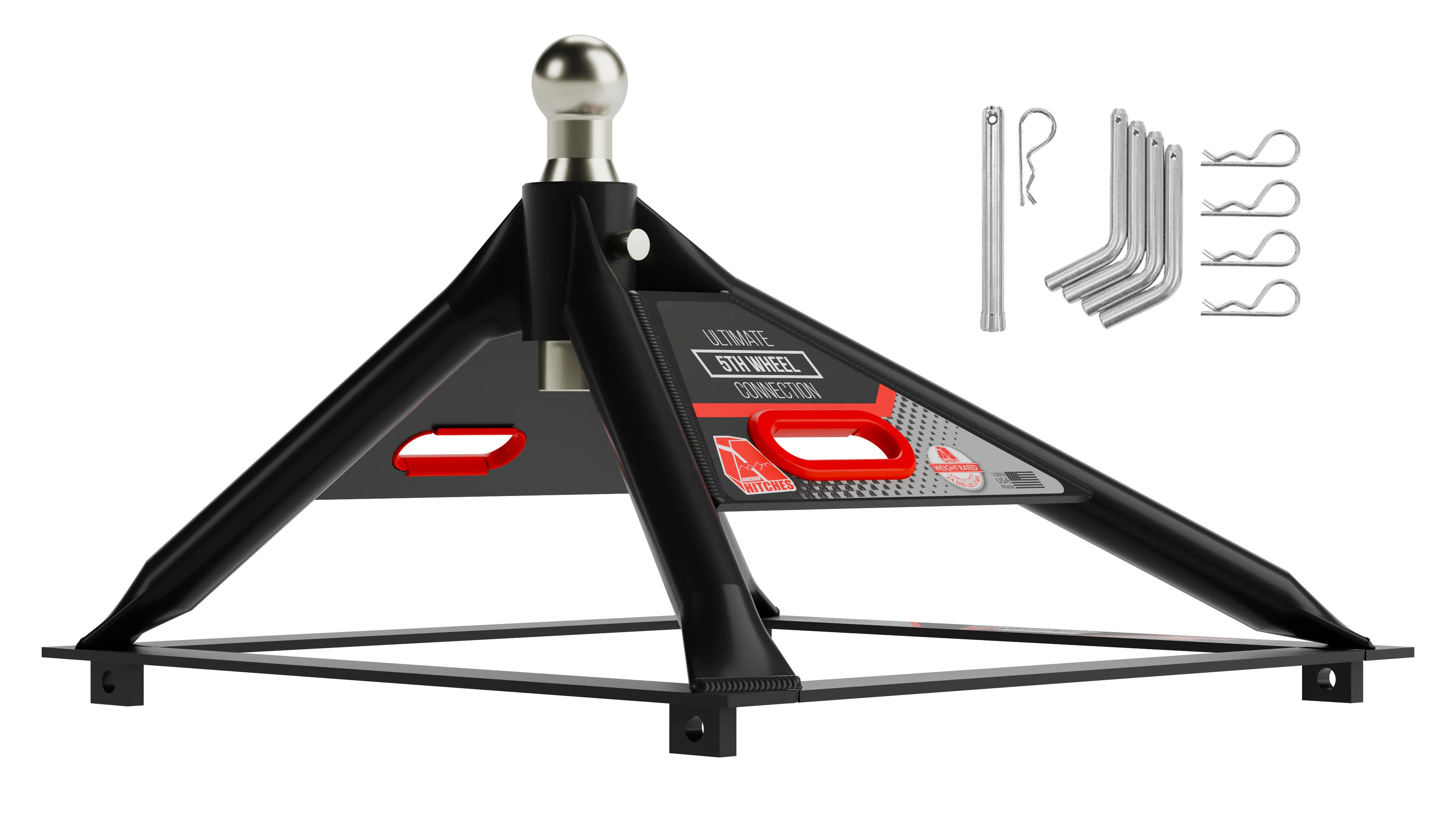 Ultimate 5th Wheel Connection Base with Related Hardware